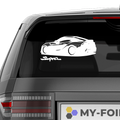 Supra Car Aufkleber 4 - Beispielansicht