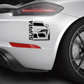 Supra Doppel Aufkleber - Beispielansicht