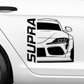 Supra Doppel Aufkleber - Beispielansicht