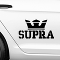 Supra Krone Aufkleber - Beispielansicht