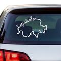 Switzerland Map Aufkleber - Beispielansicht
