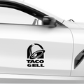 Taco Gell Taco Bell Fakelogo Aufkleber - Beispielansicht