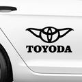 Toyoda Toyota Fakelogo Aufkleber - Beispielansicht