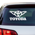 Toyoda Toyota Fakelogo Aufkleber - Beispielansicht
