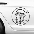 Trump Token Aufkleber - Beispielansicht