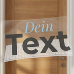 Türbeschriftung Klebebuchstaben