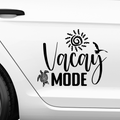 Vacay Mode Aufkleber - Beispielansicht