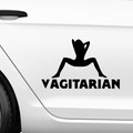 Vagitarian Aufkleber - Beispielansicht
