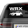 WRX JDM Aufkleber - Beispielansicht