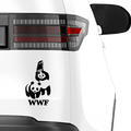 WWF Fakelogo Aufkleber - Beispielansicht