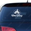 Walt Dizzy Walt Disney Fakelogo Aufkleber - Beispielansicht