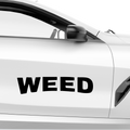 Weed Aufkleber - Beispielansicht