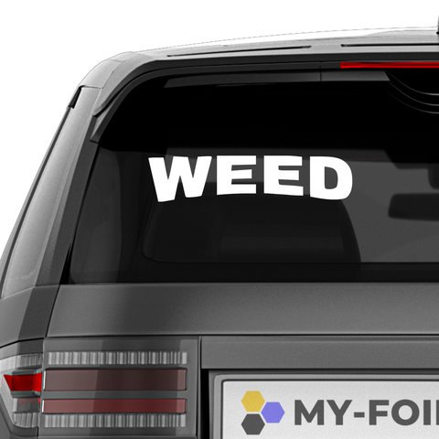 Weed Aufkleber - Beispielansicht