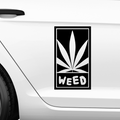 Weed Black Aufkleber - Beispielansicht
