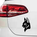 Wildkatze mitHorusauge Aufkleber 37 - Beispielansicht
