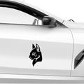 Wildkatze mitHorusauge Aufkleber 37 - Beispielansicht