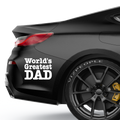 World greatest dad Aufkleber Nr 3 - Beispielansicht