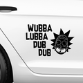 Wubba lubba dub dub Aufkleber Nr. 3 2.svg - Beispielansicht