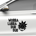 Wubba lubba dub dub Aufkleber Nr. 3 2.svg - Beispielansicht