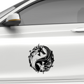 YingYang Drachen Aufkleber - Beispielansicht