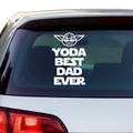 Yoda best dad ever Aufkleber Nr 1 - Beispielansicht