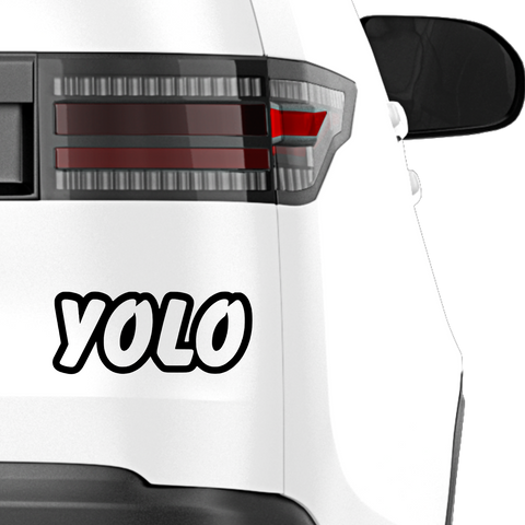 Yolo Nr.4 Aufkleber - Beispielansicht