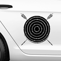 Zielscheibe 1 Aufkleber - Beispielansicht