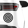 Zielscheibe 2 Aufkleber - Beispielansicht