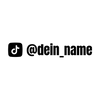 TikTok Name Aufkleber