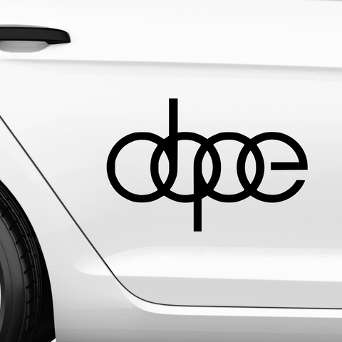 dope Aufkleber - Beispielansicht