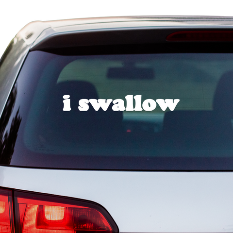 i swallow Aufkleber - Beispielansicht