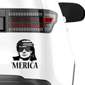 merica Trump Aufkleber - Beispielansicht