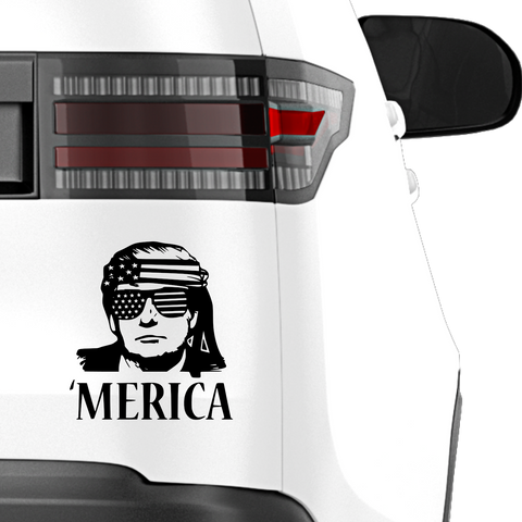 merica Trump Aufkleber - Beispielansicht