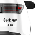 suck my ass Aufkleber - Beispielansicht