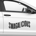swagalicious Aufkleber - Beispielansicht