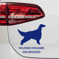 Aufkleber-silhouette-irish-setter-hunderasse-blau