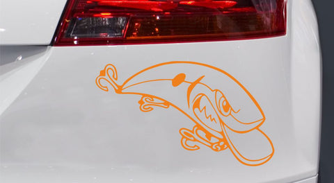 Fischköder Autoaufkleber