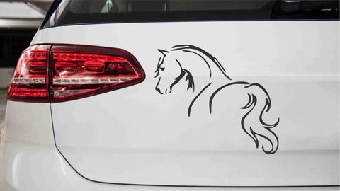 Pferde Silhouette  Nr.13 Autoaufkleber