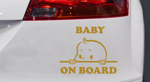 Baby Junge Autoaufkleber