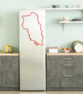 aufkleber-albanien-umriss-landkarte