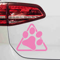 aufkleber-dreieck-hundepfote-rosa