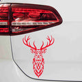 aufkleber-hirschkopf-tribal-rot