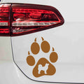 aufkleber-hundepfote-akita-hund-bronce