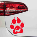 aufkleber-hundepfote-basset-hund-rot