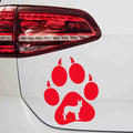 aufkleber-hundepfote-berger-picard-hund-rot