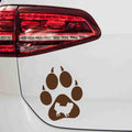 aufkleber-hundepfote-japanese-chin-braun
