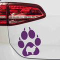 aufkleber-hundpfote-pomeranian-violett