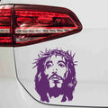aufkleber-jesus-mit-dornenkranz-violett