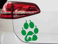 aufkleber-pfote-mit-whippet-hund-silhouette-gruen