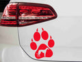 aufkleber-pfote-mit-whippet-hund-silhouette-rot
